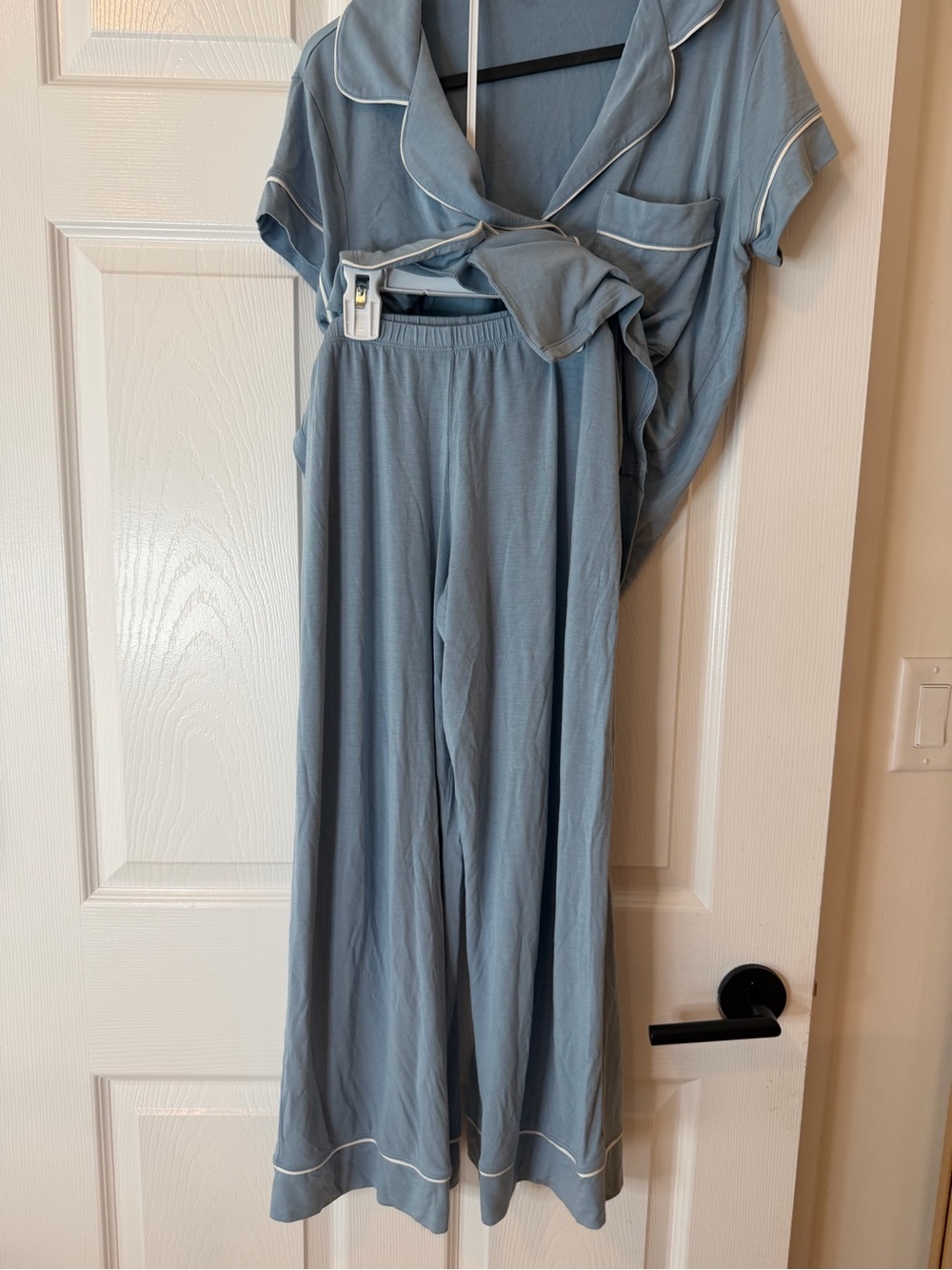 Eberjey Gisele TENCEL™ Modal Short Sleeve Cropped PJ Set - Picture 4 of 6